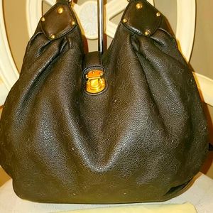 Louis-vuitton Mahina Large hobo bag